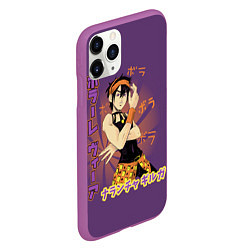 Чехол iPhone 11 Pro матовый JoJo Bizarre Adventure, цвет: 3D-фиолетовый — фото 2