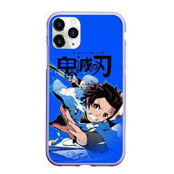 Чехол iPhone 11 Pro матовый Demon Slayer Kimetsu no Yaiba