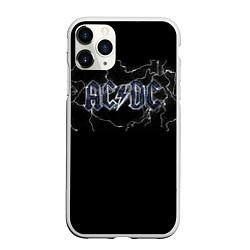 Чехол iPhone 11 Pro матовый ACDC, цвет: 3D-белый