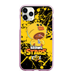 Чехол iPhone 11 Pro матовый BRAWL STARS SALLY LEON, цвет: 3D-розовый