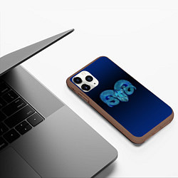 Чехол iPhone 11 Pro матовый Знаки Зодиака Овен, цвет: 3D-коричневый — фото 2