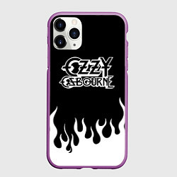 Чехол iPhone 11 Pro матовый Ozzy Osbourne, цвет: 3D-фиолетовый