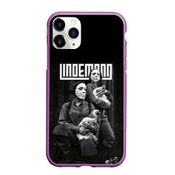 Чехол iPhone 11 Pro матовый Lindemann, цвет: 3D-фиолетовый
