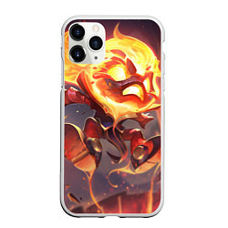 Чехол iPhone 11 Pro матовый League Of Legends Амуму, цвет: 3D-белый
