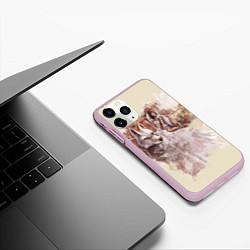 Чехол iPhone 11 Pro матовый Princess Mononoke, цвет: 3D-розовый — фото 2