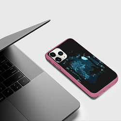Чехол iPhone 11 Pro матовый Принцесса Мононоке, цвет: 3D-малиновый — фото 2
