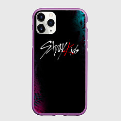 Чехол iPhone 11 Pro матовый STRAY KIDS, цвет: 3D-фиолетовый