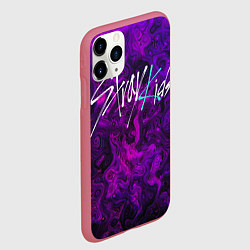 Чехол iPhone 11 Pro матовый Stray Kids, цвет: 3D-малиновый — фото 2