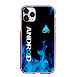 Чехол iPhone 11 Pro матовый DETROIT BECOME HUMAN, цвет: 3D-розовый