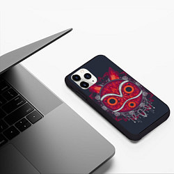 Чехол iPhone 11 Pro матовый Princess Mononoke, цвет: 3D-черный — фото 2