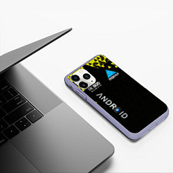 Чехол iPhone 11 Pro матовый DETROIT: BECOME HUMAN, цвет: 3D-светло-сиреневый — фото 2