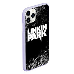 Чехол iPhone 11 Pro матовый Linkin Park, цвет: 3D-светло-сиреневый — фото 2