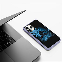 Чехол iPhone 11 Pro матовый One Piece, цвет: 3D-светло-сиреневый — фото 2