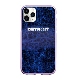 Чехол iPhone 11 Pro матовый DETROIT:BECOME HUMAN, цвет: 3D-сиреневый