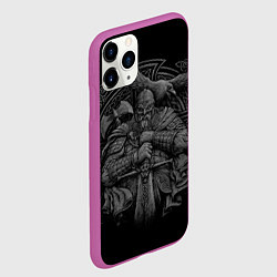 Чехол iPhone 11 Pro матовый Викинг, цвет: 3D-фиолетовый — фото 2