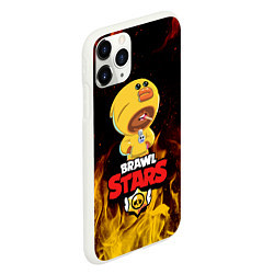 Чехол iPhone 11 Pro матовый BRAWL STARS SALLY LEON, цвет: 3D-белый — фото 2