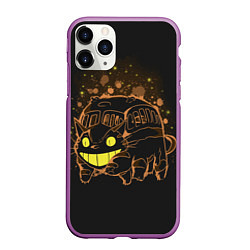 Чехол iPhone 11 Pro матовый My Neighbor Totoro, цвет: 3D-фиолетовый