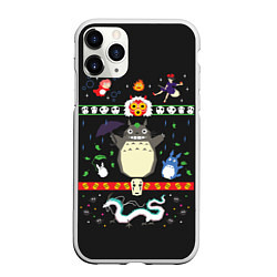 Чехол iPhone 11 Pro матовый Totoro