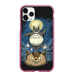 Чехол iPhone 11 Pro матовый My Neighbor Totoro