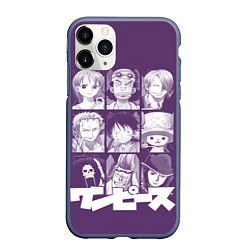Чехол iPhone 11 Pro матовый One Piece, цвет: 3D-серый