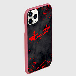 Чехол iPhone 11 Pro матовый АлисА, цвет: 3D-малиновый — фото 2