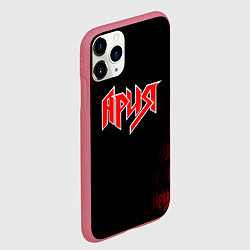 Чехол iPhone 11 Pro матовый АРИЯ, цвет: 3D-малиновый — фото 2