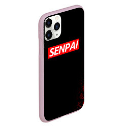 Чехол iPhone 11 Pro матовый СЕМПАЙ - SENPAI, цвет: 3D-розовый — фото 2