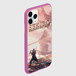 Чехол iPhone 11 Pro матовый Sekiro - Boss Fight, цвет: 3D-фиолетовый — фото 2