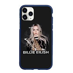 Чехол iPhone 11 Pro матовый BILLIE EILISH, цвет: 3D-тёмно-синий