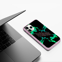 Чехол iPhone 11 Pro матовый Dzhizus, цвет: 3D-розовый — фото 2