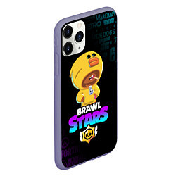 Чехол iPhone 11 Pro матовый BRAWL STARS SALLY LEON, цвет: 3D-серый — фото 2