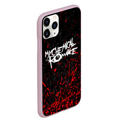 Чехол iPhone 11 Pro матовый My Chemical Romance, цвет: 3D-розовый — фото 2