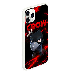 Чехол iPhone 11 Pro матовый BRAWL STARS CROW, цвет: 3D-белый — фото 2