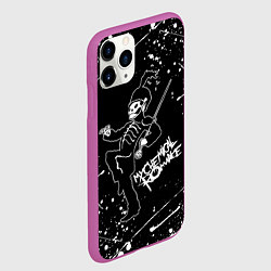 Чехол iPhone 11 Pro матовый My Chemical Romance, цвет: 3D-фиолетовый — фото 2