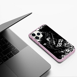 Чехол iPhone 11 Pro матовый My Chemical Romance, цвет: 3D-розовый — фото 2