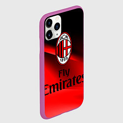 Чехол iPhone 11 Pro матовый Милан, цвет: 3D-фиолетовый — фото 2