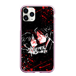 Чехол iPhone 11 Pro матовый My Chemical Romance, цвет: 3D-розовый