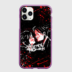 Чехол iPhone 11 Pro матовый My Chemical Romance, цвет: 3D-фиолетовый