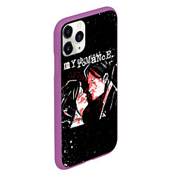 Чехол iPhone 11 Pro матовый My Chemical Romance, цвет: 3D-фиолетовый — фото 2