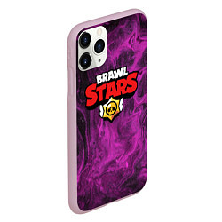 Чехол iPhone 11 Pro матовый Brawl Stars, цвет: 3D-розовый — фото 2