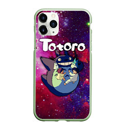 Чехол iPhone 11 Pro матовый Totoro, цвет: 3D-салатовый