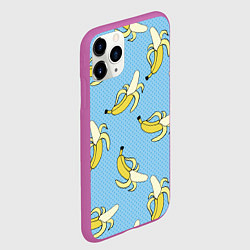 Чехол iPhone 11 Pro матовый Banana art, цвет: 3D-фиолетовый — фото 2