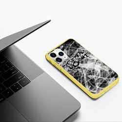 Чехол iPhone 11 Pro матовый MY CHEMICAL ROMANCE, цвет: 3D-желтый — фото 2