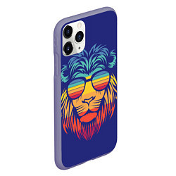 Чехол iPhone 11 Pro матовый LION2, цвет: 3D-серый — фото 2