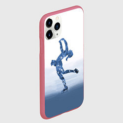 Чехол iPhone 11 Pro матовый Фигурное катание, цвет: 3D-малиновый — фото 2