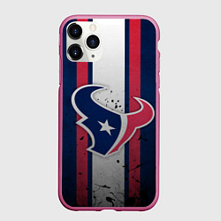 Чехол iPhone 11 Pro матовый Хьюстон Тексанс, цвет: 3D-малиновый