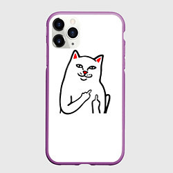 Чехол iPhone 11 Pro матовый Meme Cat