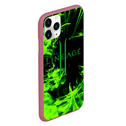 Чехол iPhone 11 Pro матовый LINEAGE 2, цвет: 3D-малиновый — фото 2