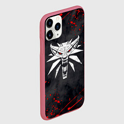 Чехол iPhone 11 Pro матовый ВЕДЬМАК, цвет: 3D-малиновый — фото 2