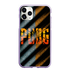 Чехол iPhone 11 Pro матовый PUBG - Королевская битва, цвет: 3D-светло-сиреневый